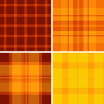 Decorative plaid bundle built for mens outerwear. Suitable for coats, jackets Stock Illustration