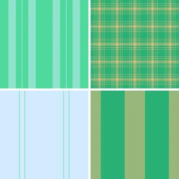 Decorative plaid bundle built for New Year decor products. Suitable for print Stock Illustration
