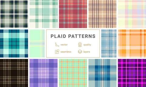 Decorative plaid bundle built for New Year decor products. Suitable for pri.. イラスト素材