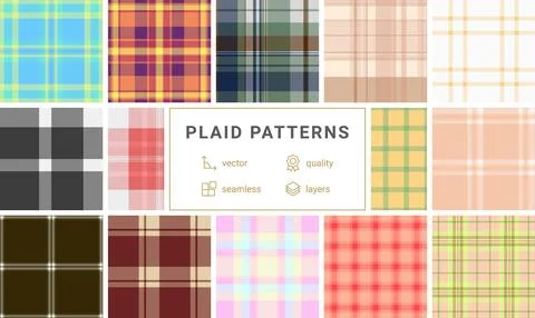 Decorative plaid bundle built for party and gift projects. Suitable for tag.. Stock Illustration