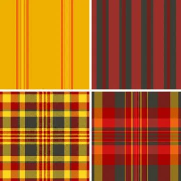 Decorative plaid collection built for spring fashion and interiors. This tart 스톡 일러스트