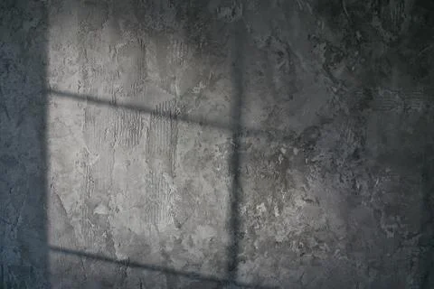 Decorative plaster. Artificial concrete. The texture of the gray concrete wall Stock Photos