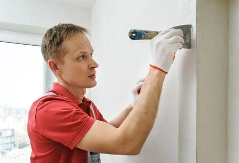 Decorative plaster coating. Stock Photos