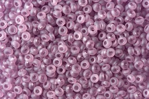 Decorative plastic craft beads Stock Photos