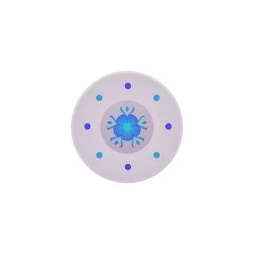 Decorative plate with a circular floral pattern flat icon. Blue white ceramic Illustrazione stock