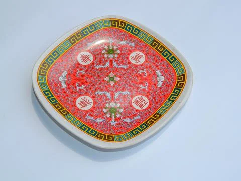 Decorative plate Stock Photos