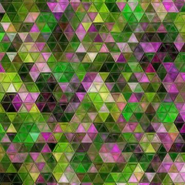 Decorative polygon crypto design with gradient shapes Stock Illustration