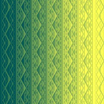 Decorative polygon crypto design with gradient shapes Stock Illustration