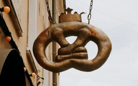 Decorative pretzel Stock Photos