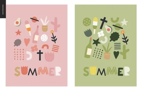 Decorative primitive pattern Stock Illustration