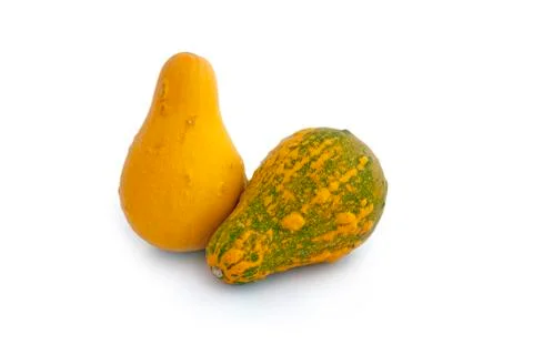 Decorative pumpkin isolated on white background Stock Photos