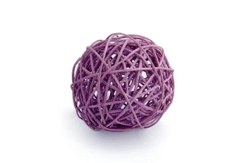 Decorative purple tangle Stock Photos
