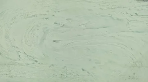 Decorative putty sample on the wall. Home repairs. Selective focus. Stock Photos