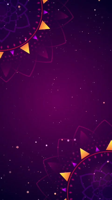 Decorative Rangoli with Particles Vídeos de archivo 316037138