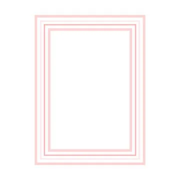 Decorative Rectangle Frame Border, Textured Striped Layered Outline Design .. Stock Illustration
