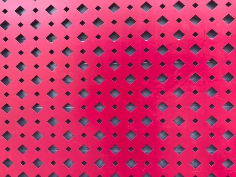 Decorative red lattice pattern creates vibrant background for design Stock Photos