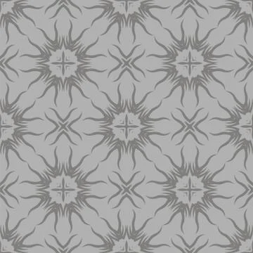 Decorative Retro Seamless Pattern Stock Illustration
