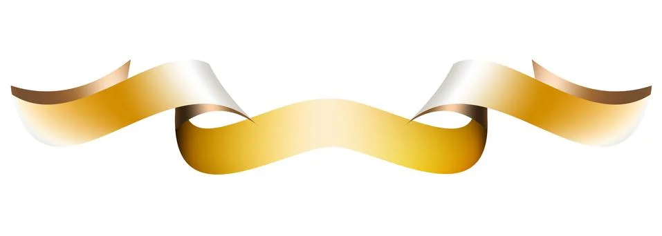 Decorative  ribbon element Stock Illustration