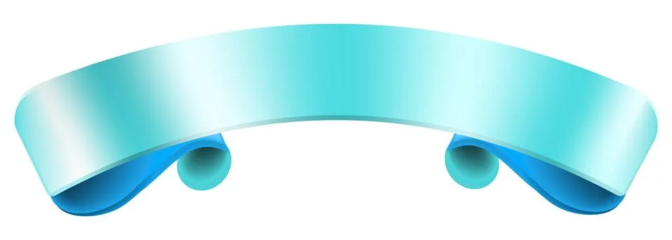 Decorative  ribbon element Stock Illustration