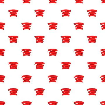 Decorative ribbon quality pattern, cartoon style Illustrazione stock