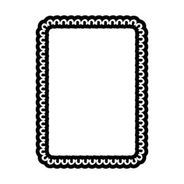 Decorative rope braid border frame vector illustration collection minimal b.. 库存插图