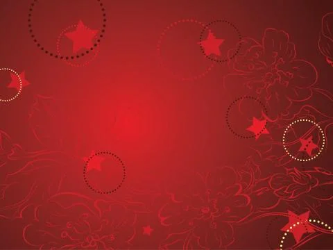 Decorative Sakura Background Stock Illustration