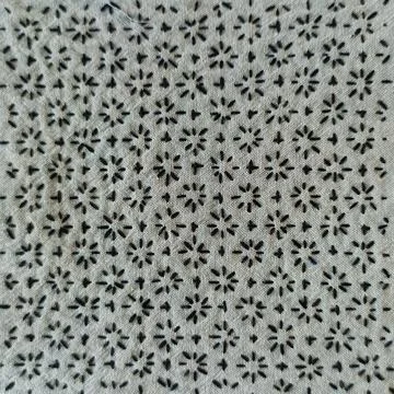 Decorative Sashiko Pattern on Fabric.  Stock Photos