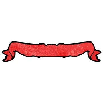 Decorative scroll cartoon Stock Illustration
