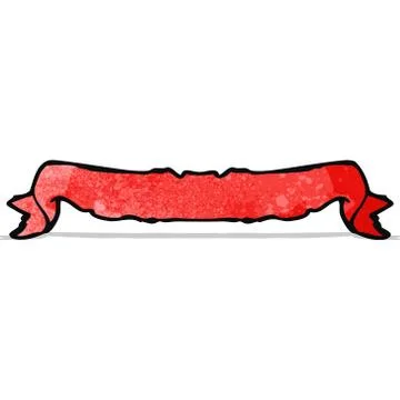 Decorative scroll cartoon Stock Illustration