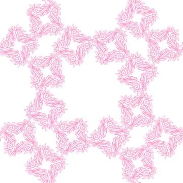 Decorative seamless background Stock Illustration