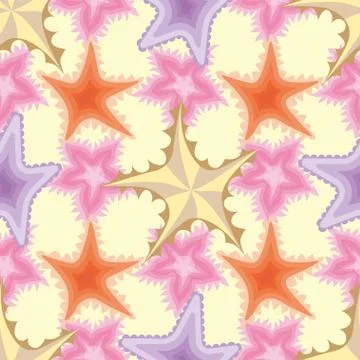 Decorative seamless background pattern. Illustrazione stock