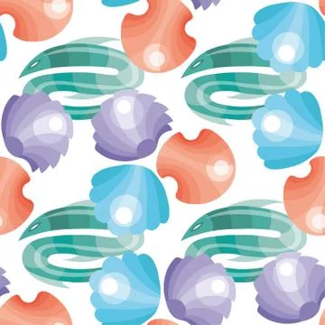 Decorative seamless background pattern. Stock Illustration