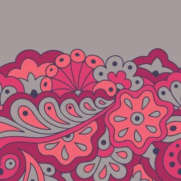 Decorative seamless border Stock Illustration