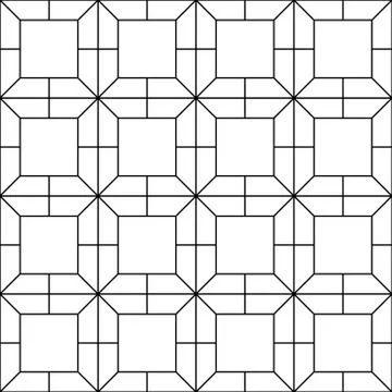 Decorative seamless ornamental vector pattern. Geometric oriental design 库存插图