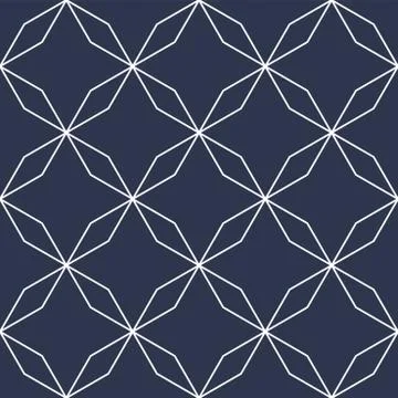 Decorative seamless ornamental vector pattern. Geometric oriental design Illustrazione stock