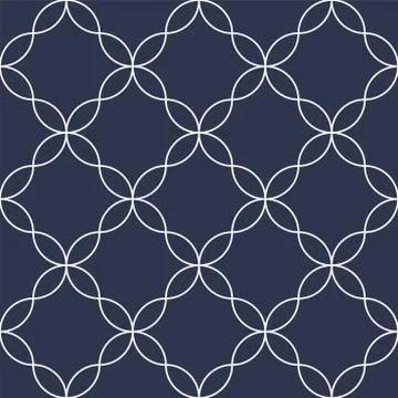 Decorative seamless ornamental vector pattern. Geometric oriental design イラスト素材