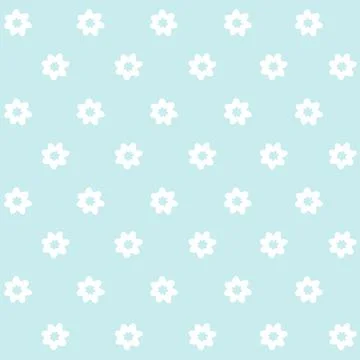 Decorative seamless pattern with abstract flowers. Stock Illustration
