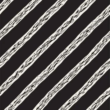 Decorative seamless pattern with doodle lines. Hand painted grungy wavy str.. 스톡 일러스트