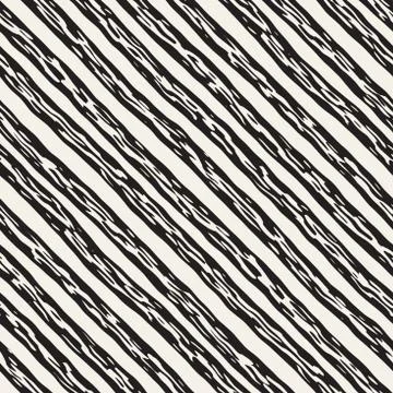 Decorative seamless pattern with doodle lines. Hand painted grungy wavy str.. 스톡 일러스트