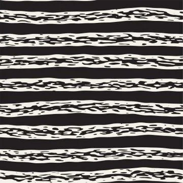 Decorative seamless pattern with handdrawn doodle lines. Hand painted grung.. Stock Illustration