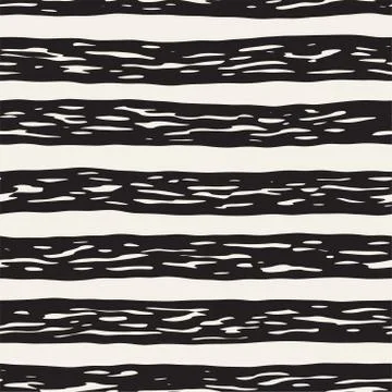 Decorative seamless pattern with handdrawn doodle lines. Hand painted grung.. Stock Illustration
