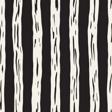 Decorative seamless pattern with handdrawn doodle lines. Hand painted grung.. Stock Illustration