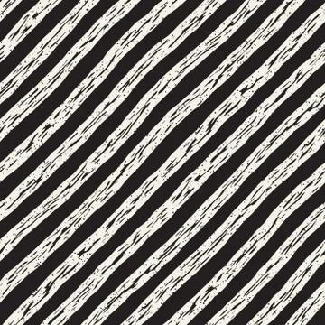 Decorative seamless pattern with handdrawn doodle lines. Hand painted grung.. 스톡 일러스트