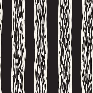 Decorative seamless pattern with handdrawn doodle lines. Hand painted grung.. Stock Illustration