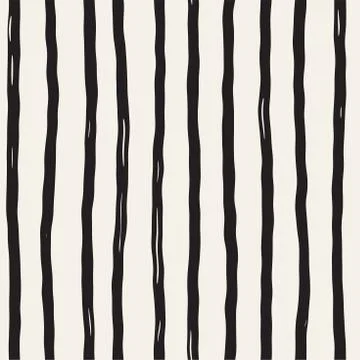 Decorative seamless pattern with handdrawn doodle lines. Hand painted grung.. Stock Illustration