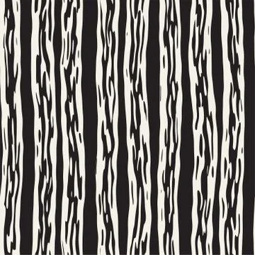 Decorative seamless pattern with handdrawn doodle lines. Hand painted grung.. Stock Illustration
