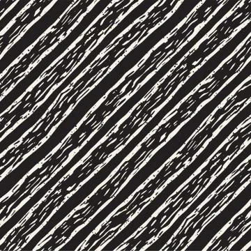 Decorative seamless pattern with handdrawn doodle lines. Hand painted grung.. Stock Illustration