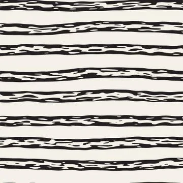 Decorative seamless pattern with handdrawn doodle lines. Hand painted grungy  스톡 일러스트