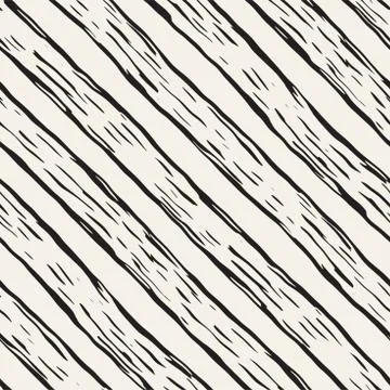 Decorative seamless pattern with handdrawn doodle lines. Hand painted grungy  Stock Illustration