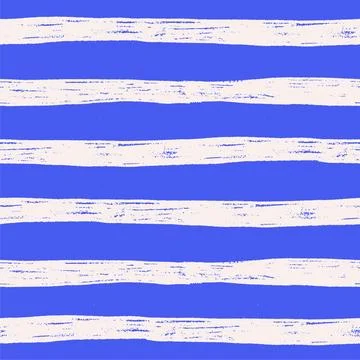 Decorative seamless pattern with handdrawn hatching textured stripes. Hand Stock Illustration